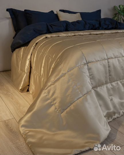 Покрывало адора английское золото на кровать