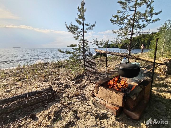 Кемпинг, рыбалка, Карелия
