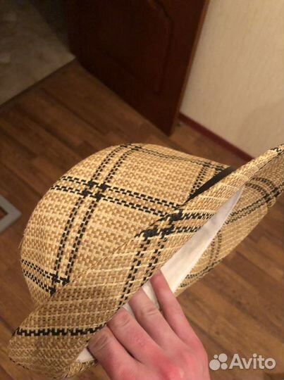 Соломенная шляпа мужская