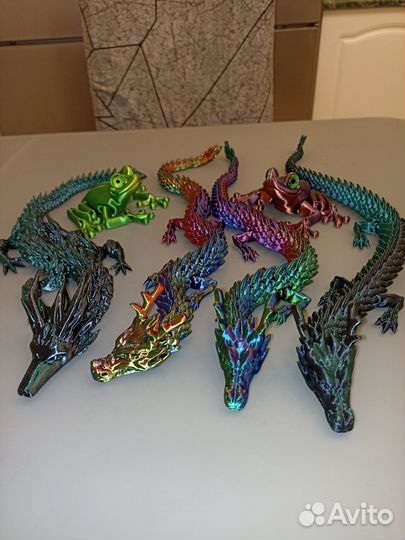 Комплект драконов 3д печать