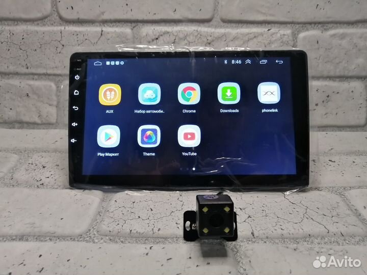 Магнитола на андроиде 9 дюймов + камера з/в