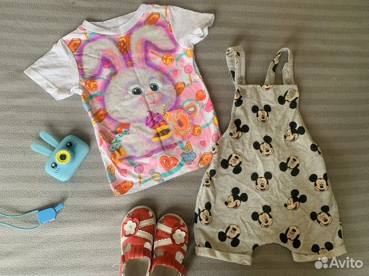 Летняя одежда для девочек 86 пакетом