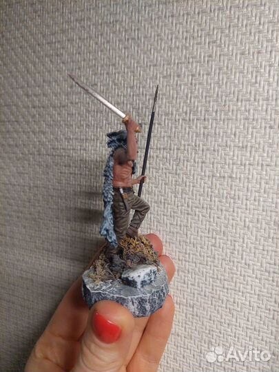 Оловянный солдатик, берсерк, 54 мм