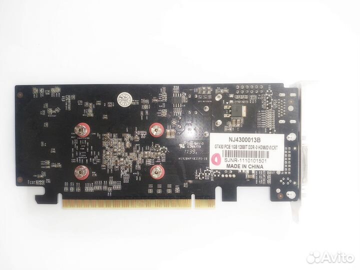 Видеокарта GeForce GT 430 1Gb низкопрофильная