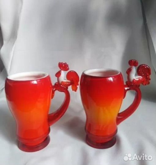 Кружки Петушок з-д Красный май 60-70е гг