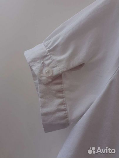 Рубашка блузка школьная GJ р140 топ в подарок