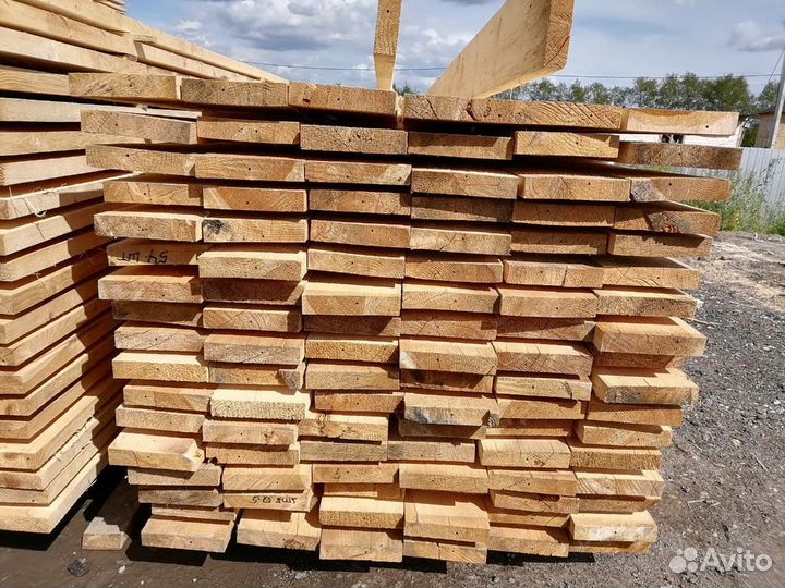 Доска 50x150x6000мм естественной влажности
