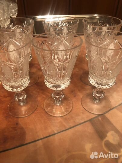 Бокалы Хрусталь Новые Разные