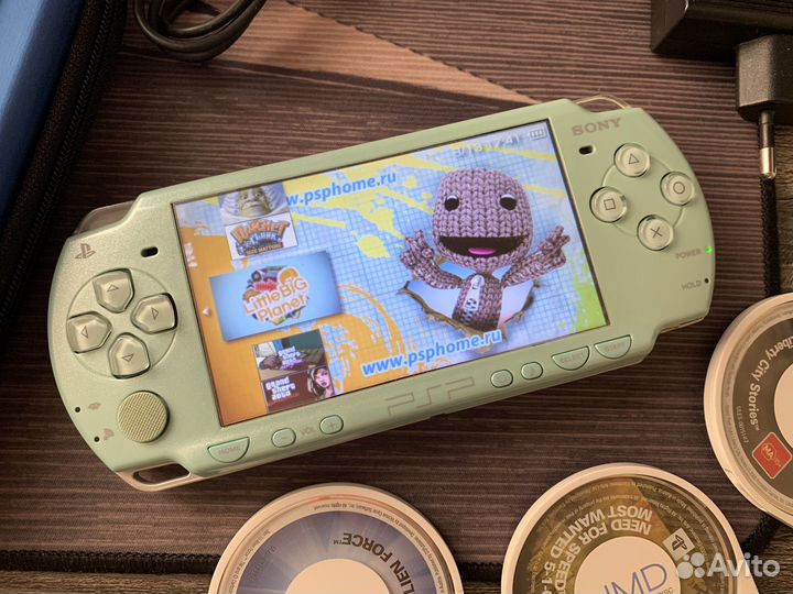 Sony PSP 2006 Mint Green (комплектом)