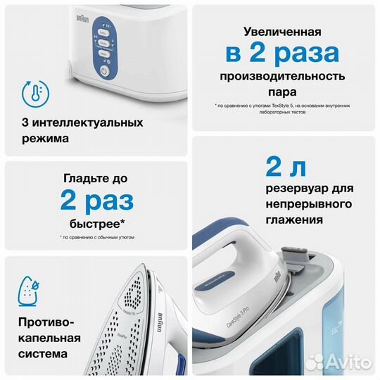 Парогенератор Braun Сarеstylе 3 Pro IS3157BL