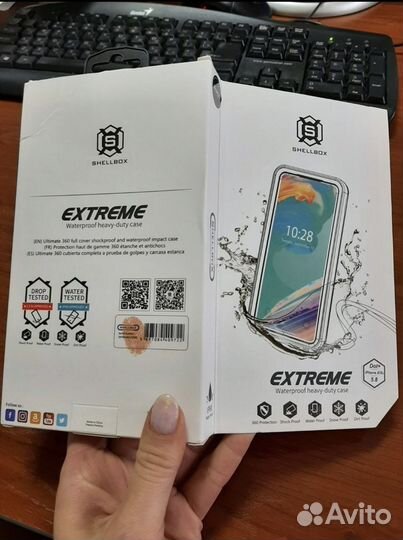 Новый чехол на iPhone XS (противоударный)