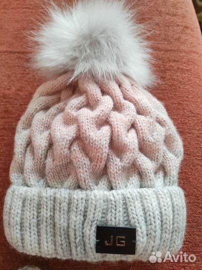 Шапка+снуд+варежки