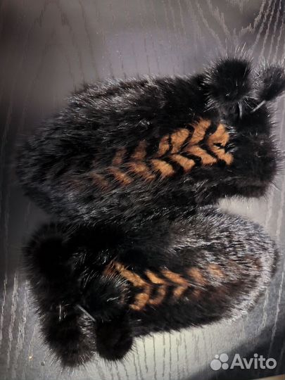 Варежки из норки