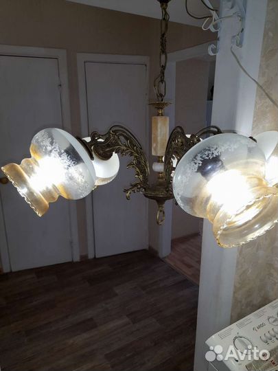 Люстры из бронзы и оникса Югославия
