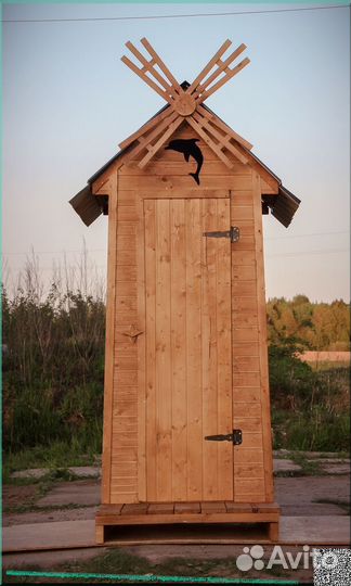 Уличный туалет с установкой