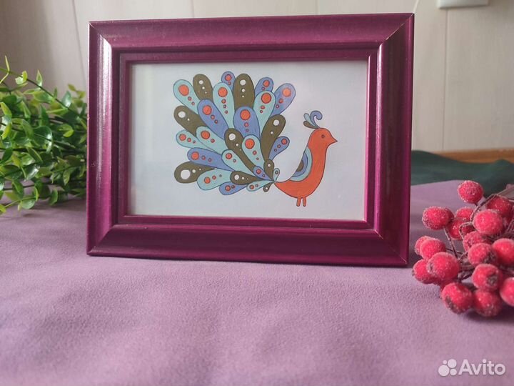 Павлины рисунки пейсли