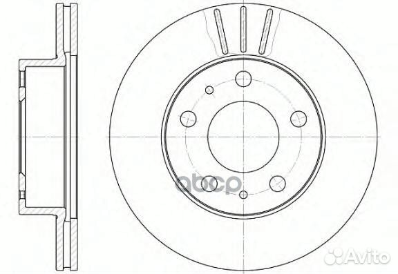 Диск тормозной 650410 Road house
