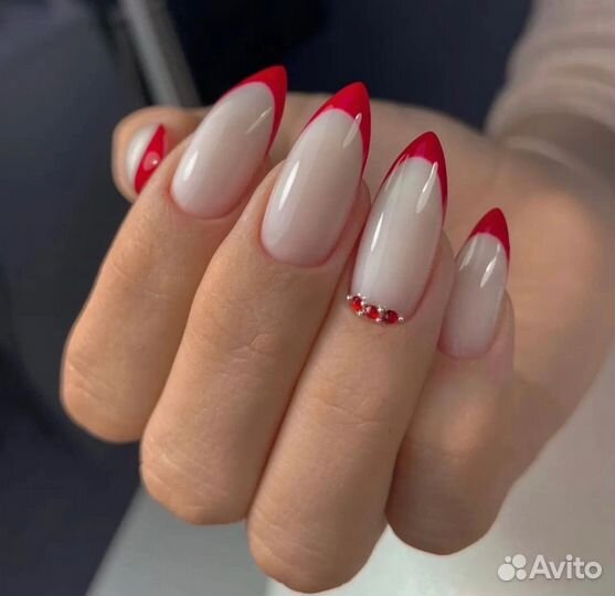 Маникюр гель лак наращивание ногтей