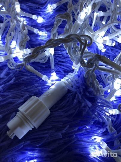 Гирлянда уличная бахрома, уличная гирлянда