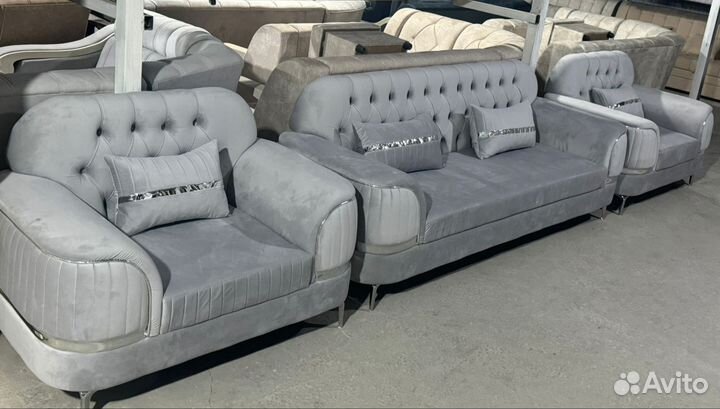 Диван и кресло манго