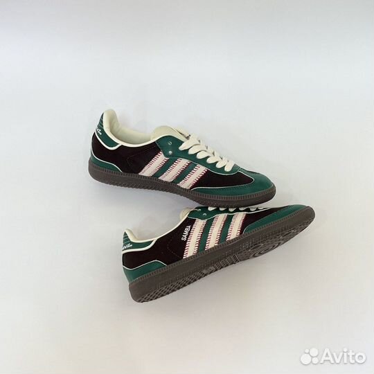 Кроссовки Adidas Samba x Notitle Brown Green