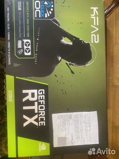 Видеокарта KFA2 GeForce RTX 2060 12gb