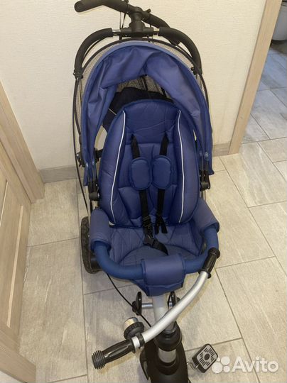 Детский велосипед с родительской ручкой