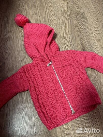 Кофта теплая для девочки