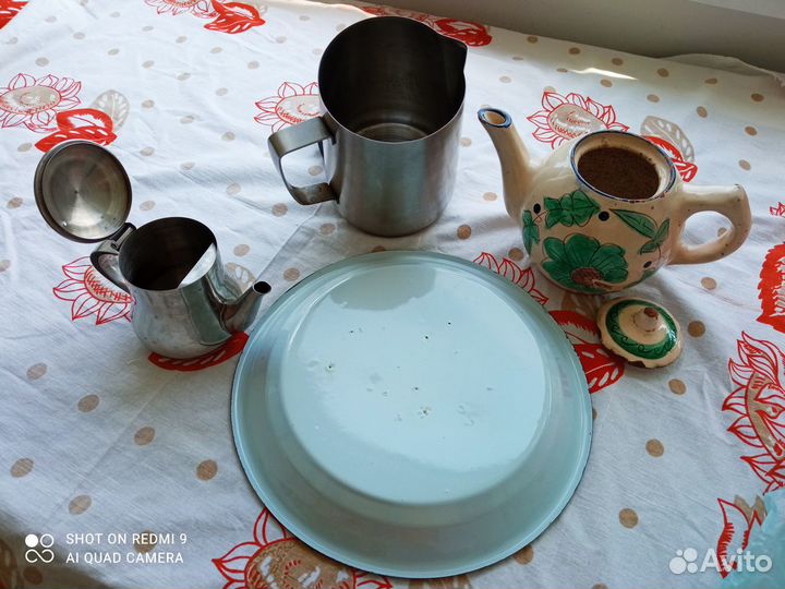 Чайники, Блюдо, Молочник