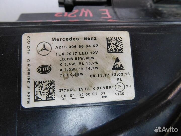 Фара правая Mercedes-Benz E-Class