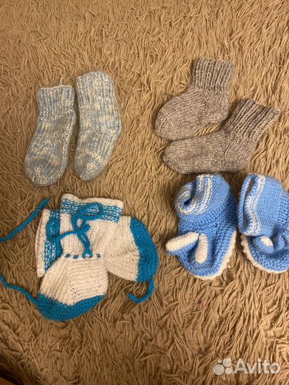 Шерстяные носки детские
