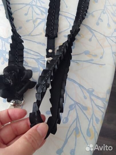 Ошейник с поводком