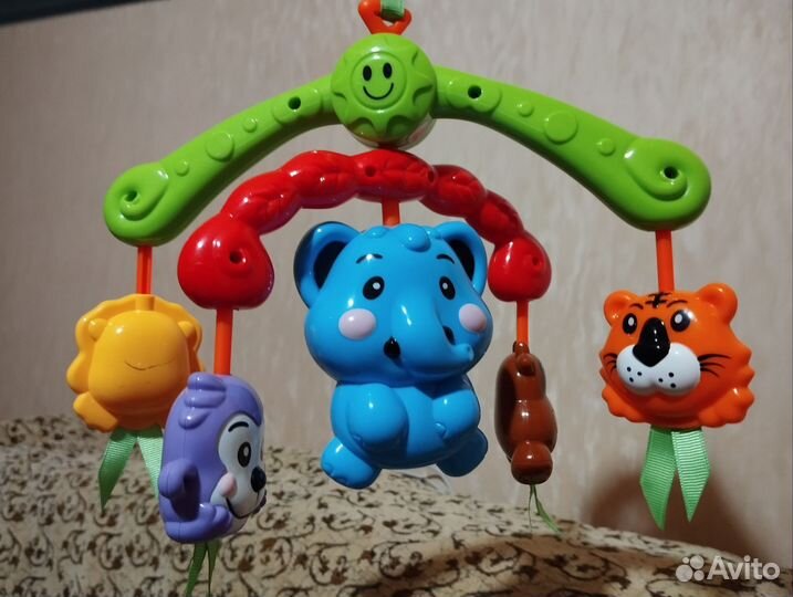 Подвески погремушки дуга, игрушки