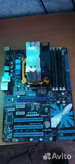 Комплект материнская плата + xeon x3440 + 12гб озу