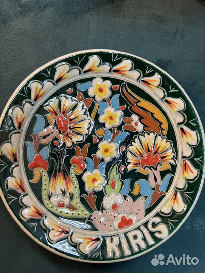 Тарелка настенная роспись