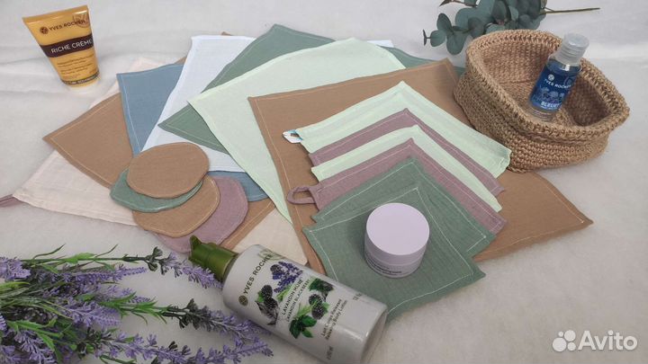 Муслиновые салфетки для умывания