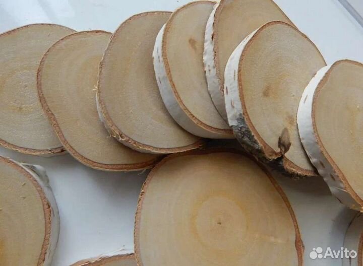 Спилы дерева (береза)