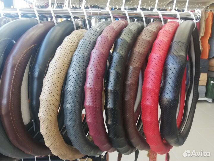 Оплётка на руль из кожи