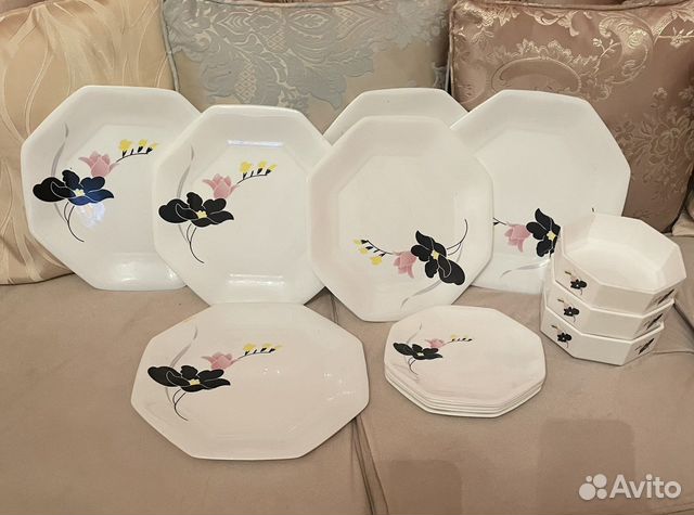 Сервиз arcopal france(цена за 1 тарелку)