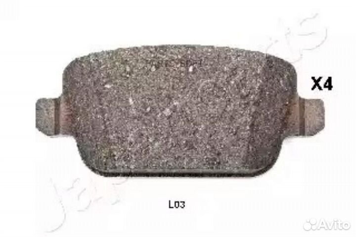 Japanparts PP-L03AF Колодки тормозные дисковые зад
