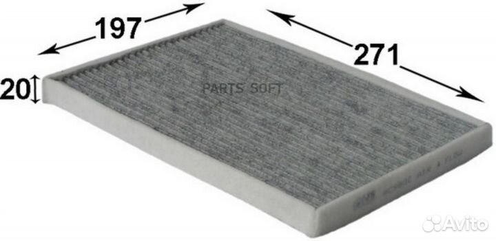 JS asakashi AC980C Фильтр салона