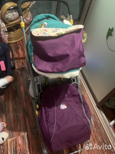 Коляска санки