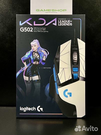 Logitech Проводная мышь G502 hero KDA League of