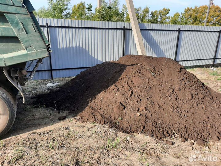 Земля плодородная, чернозем,грунт доставка