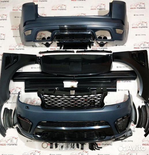 Обвес с крыльями Range Rover Sport SVR 13-17г