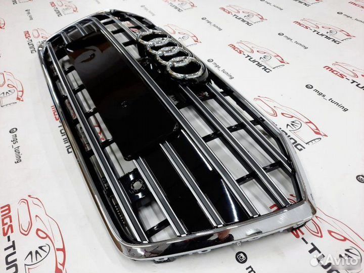 Решетка на Audi A6 в стиле S6 16+ гг. дизайн 1