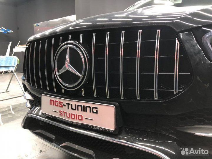 Решетка диффузор насадки шильдик Mercedes GLE 167