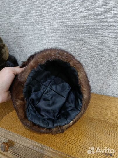 Шапка норковая женская бу