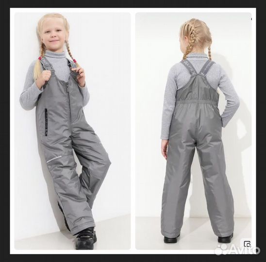 Брюки полукомбинезоны осень/зима для девочек Alpex
