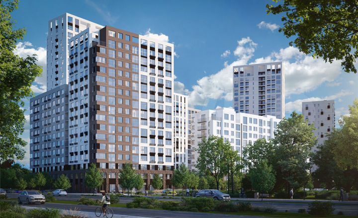 2-к. квартира, 68 м², 3/25 эт.